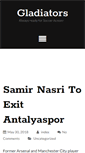 Mobile Screenshot of gladiatorsoccer.com